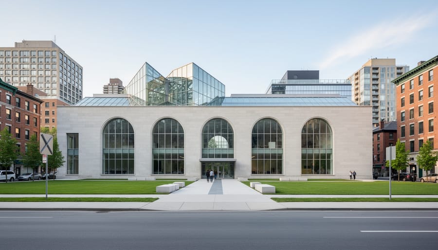 Exterior view of the Centre Canadien d’Architecture building in Montreal